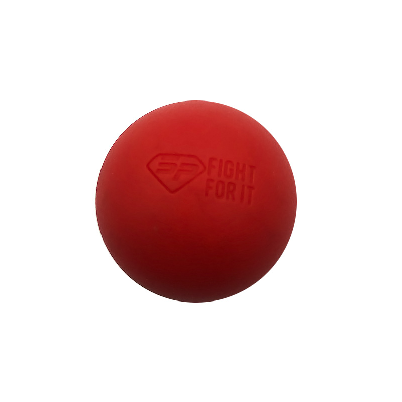 custom size engraved logo red silicone ball